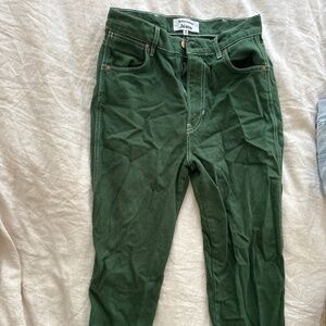 Reformation High Rise Straight Leg Jean